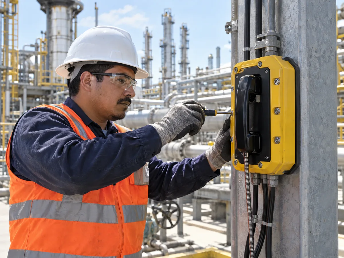 Instalación de Intercomunicación Industrial